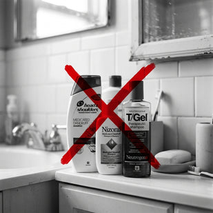 You cycled through every anti-dandruff shampoo on the shelf.