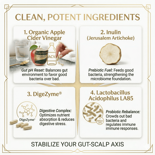 ScalpRoot™️ Anti - Dandruff Complex - Golden Root